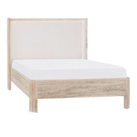 Beyond Borders Christopher Bed, Queen Weathered White