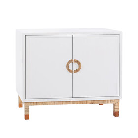 Beyond Borders Kai Accent Cabinet- Salty White