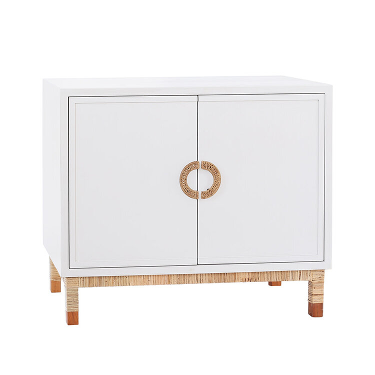 Beyond Borders Kai Accent Cabinet- Salty White