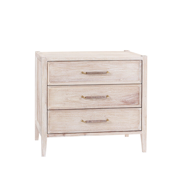 Beyond Borders Amanda Nightstand- Weathered White