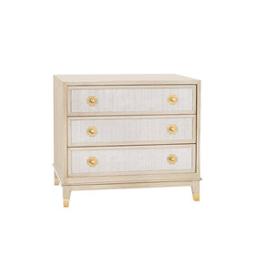 Beyond Borders Carla Nightstand- Weathered Acorn