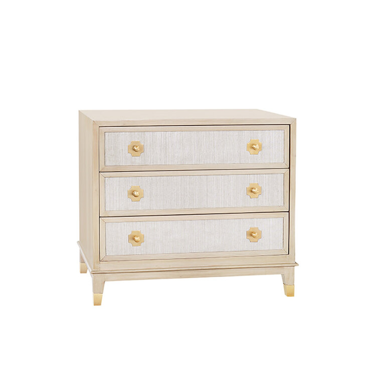 Beyond Borders Carla Nightstand- Weathered Acorn