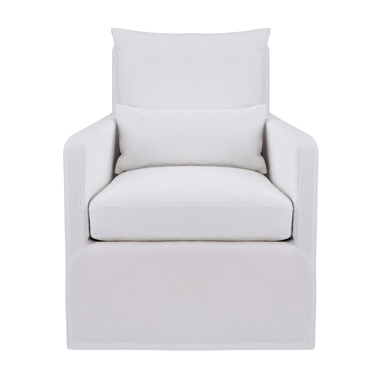 Atelier Home Marly Swivel Chair- Chalk