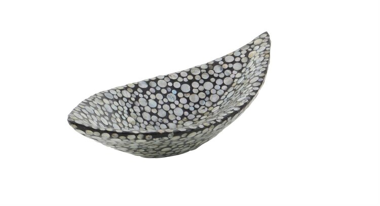 Gray Mother of Pearl Shell Tray