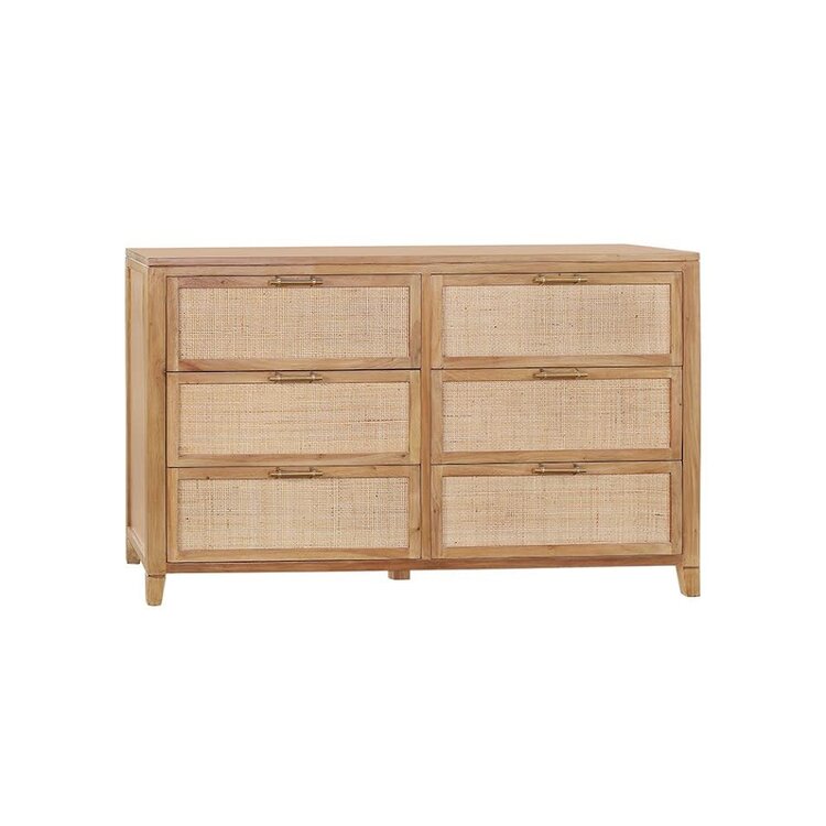 Beyond Borders Ava Chest Dresser- Natural Bleached