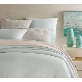 Lush Linen Duvet Cover, Sky King