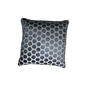 Polka Dot Marine Feather, 22" x 22"