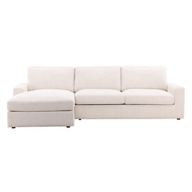 Bryce LSF Chaise Sectional- Cream