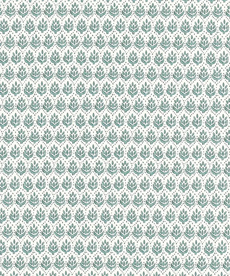 Riley Verde Griveco w/ White Eyelash, 22" x 22"