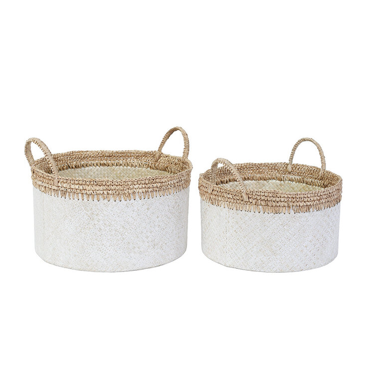 Jes & Gray Paloma Round Short Basket