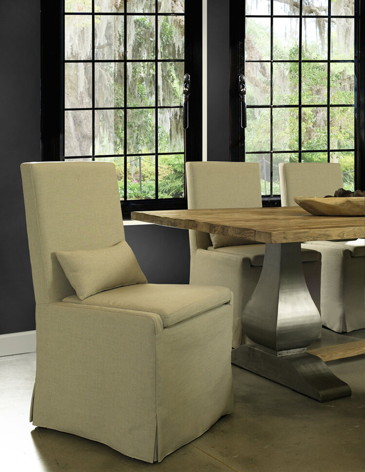 Padmas Sandspur Beach Dining Chair w/ Casters