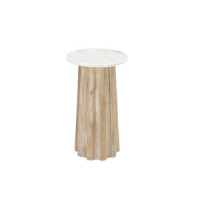 Beyond Borders Lizzie Side Table- Sand Dune