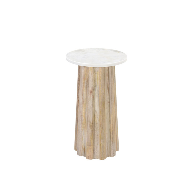 Beyond Borders Lizzie Side Table- Sand Dune
