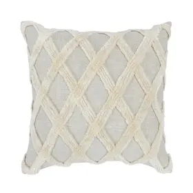 CH Ellett Natural/Ivory Pillow, 22" x 22"