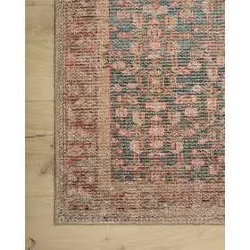 Aubrey-AUB-04 Blue/Terracotta, 2'6" x 7'6"