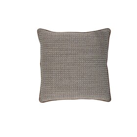 Knotted Wool Cream Feather, 22" x 22"