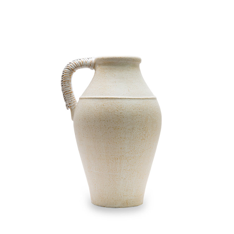 Beyond Borders Water Jug Latte White Wash