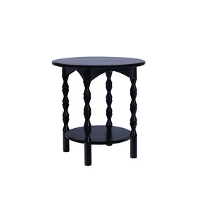 Beyond Borders Colette Side Table- Black Bean