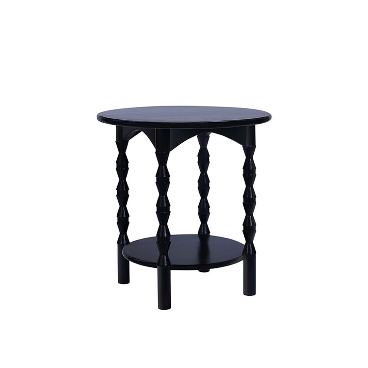 Beyond Borders Colette Side Table- Black Bean