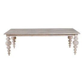 Beyond Borders Frida Rectangular Dining Table- Sand Dune