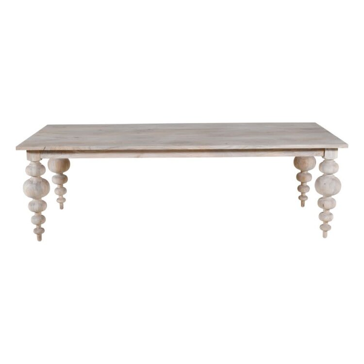 Beyond Borders Frida Rectangular Dining Table- Sand Dune
