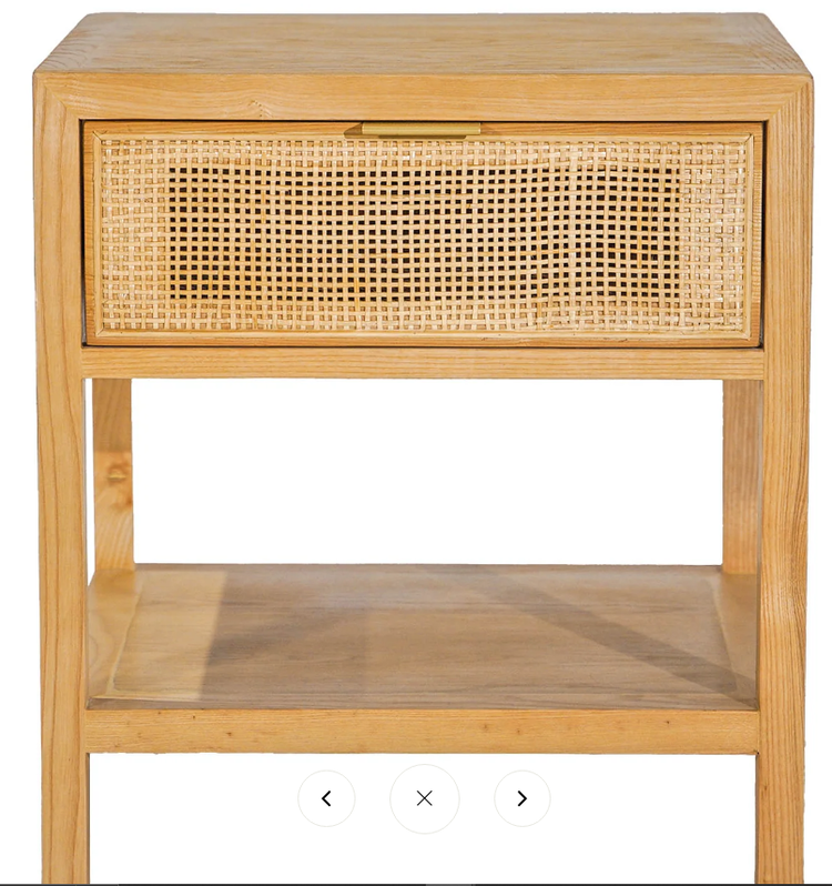 Rattan Side Table Natural