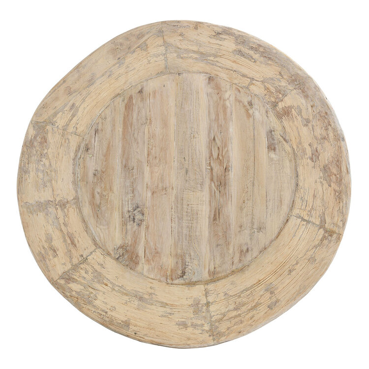 Alta Wheel Coffee Table- Bleached White