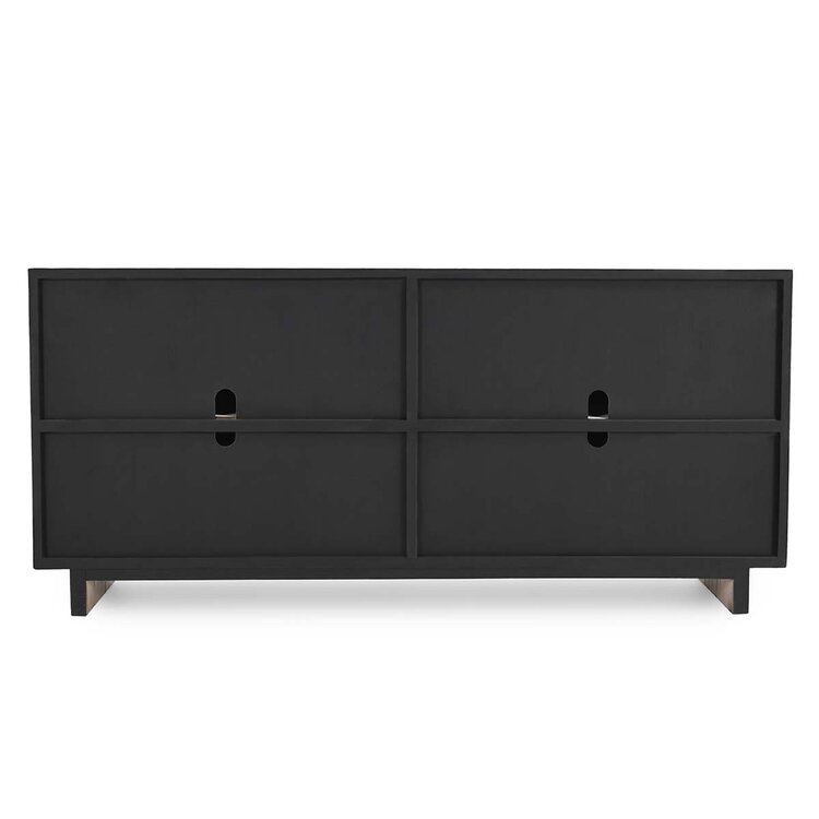 Anton 4 Door Sideboard- Beige/Natural