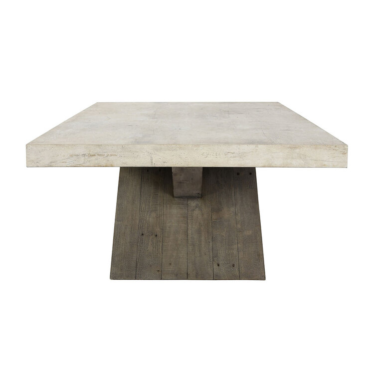 Durant Coffee Table Distressed- Gray/Weathered