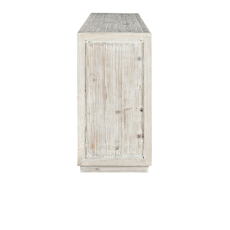 Frederick Reclaimed Pine 6Dr Cabinet- Timeworn Cream