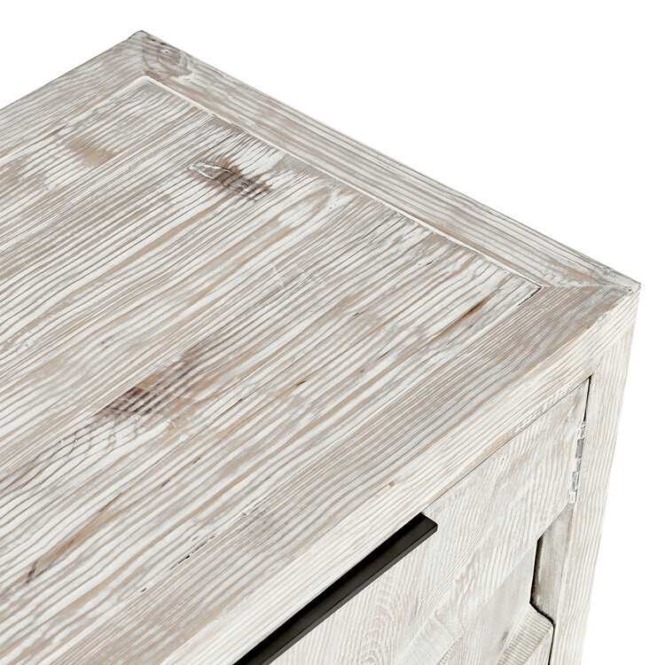 Frederick Reclaimed Pine 6Dr Cabinet- Timeworn Cream