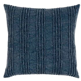 SLD Gratitude Navy Blue Pillow, 22" x 22"