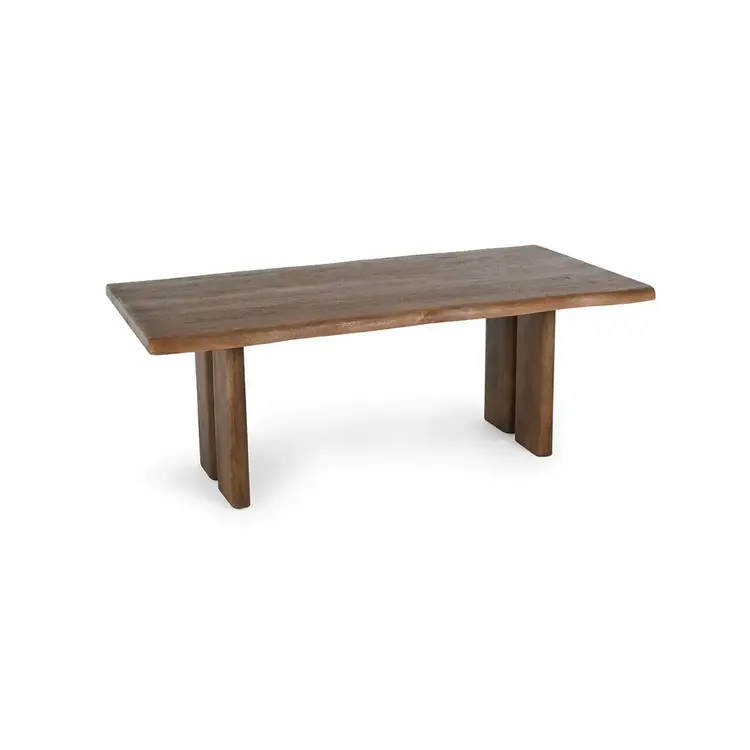 80" Holmes Mango Wood Dining Table- Artisan Brown