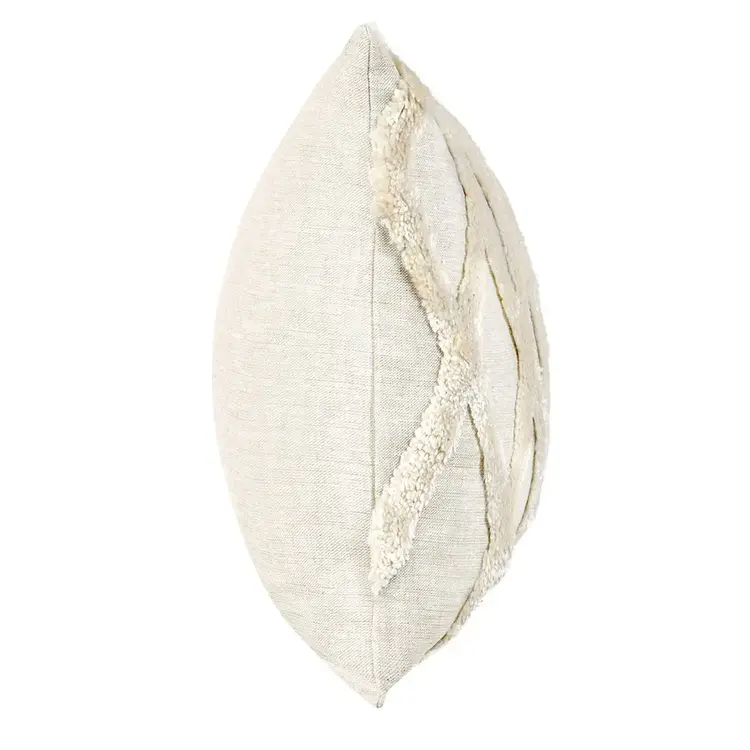 IN Ellett Natural/Ivory Pillow, 16" x 36"