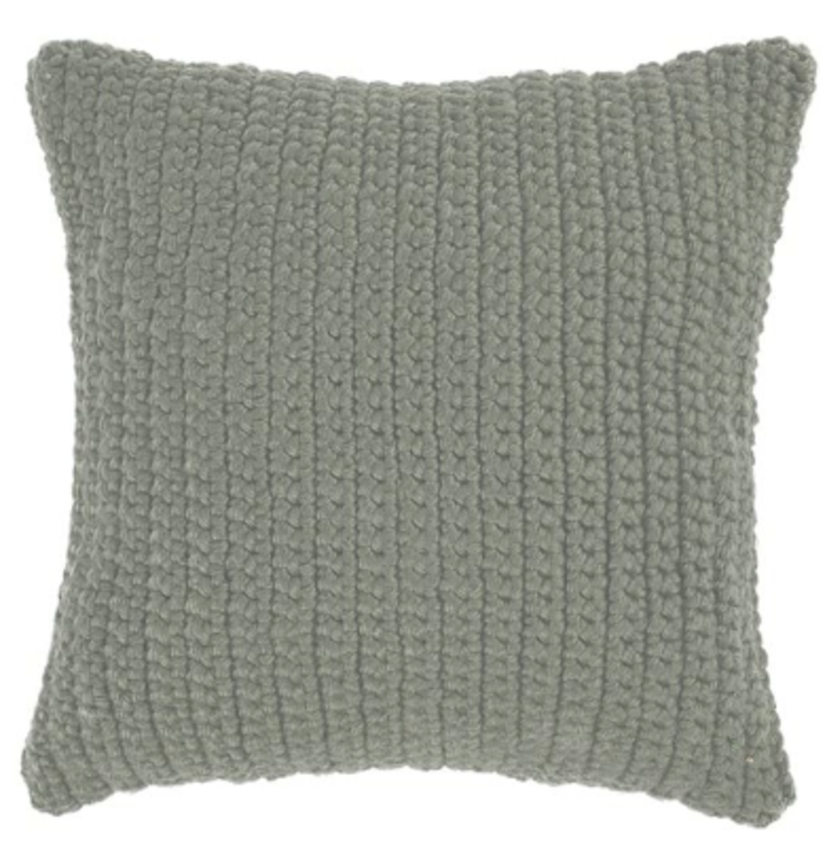 Performance Prism Green Pillow, 22" x 22'