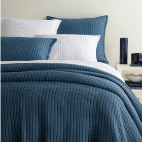 Boyfriend Matelasse Coverlet, Aegean Queen