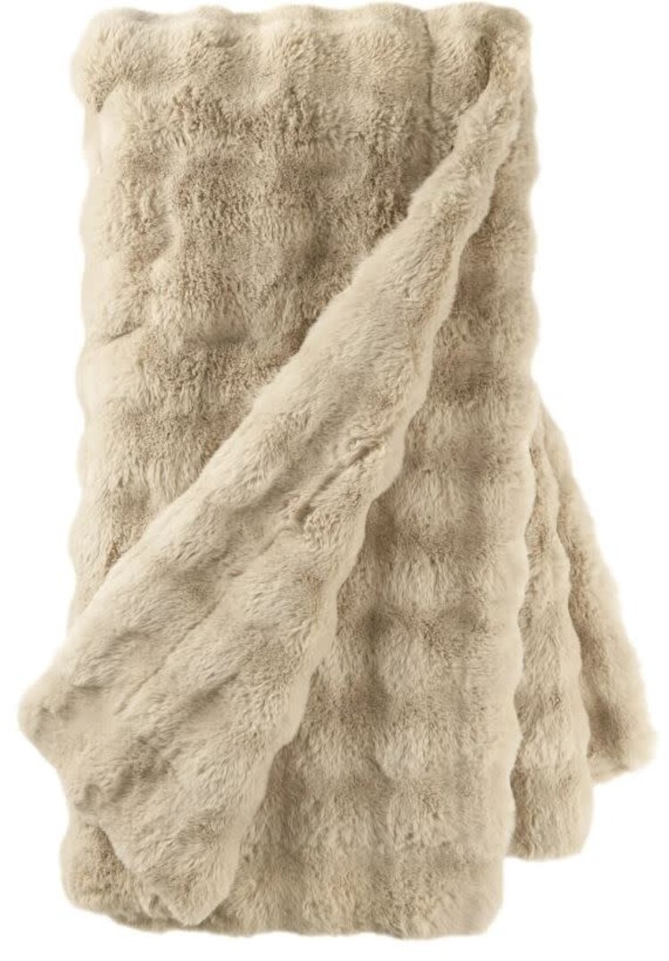 Fab Faux Throw, Sand