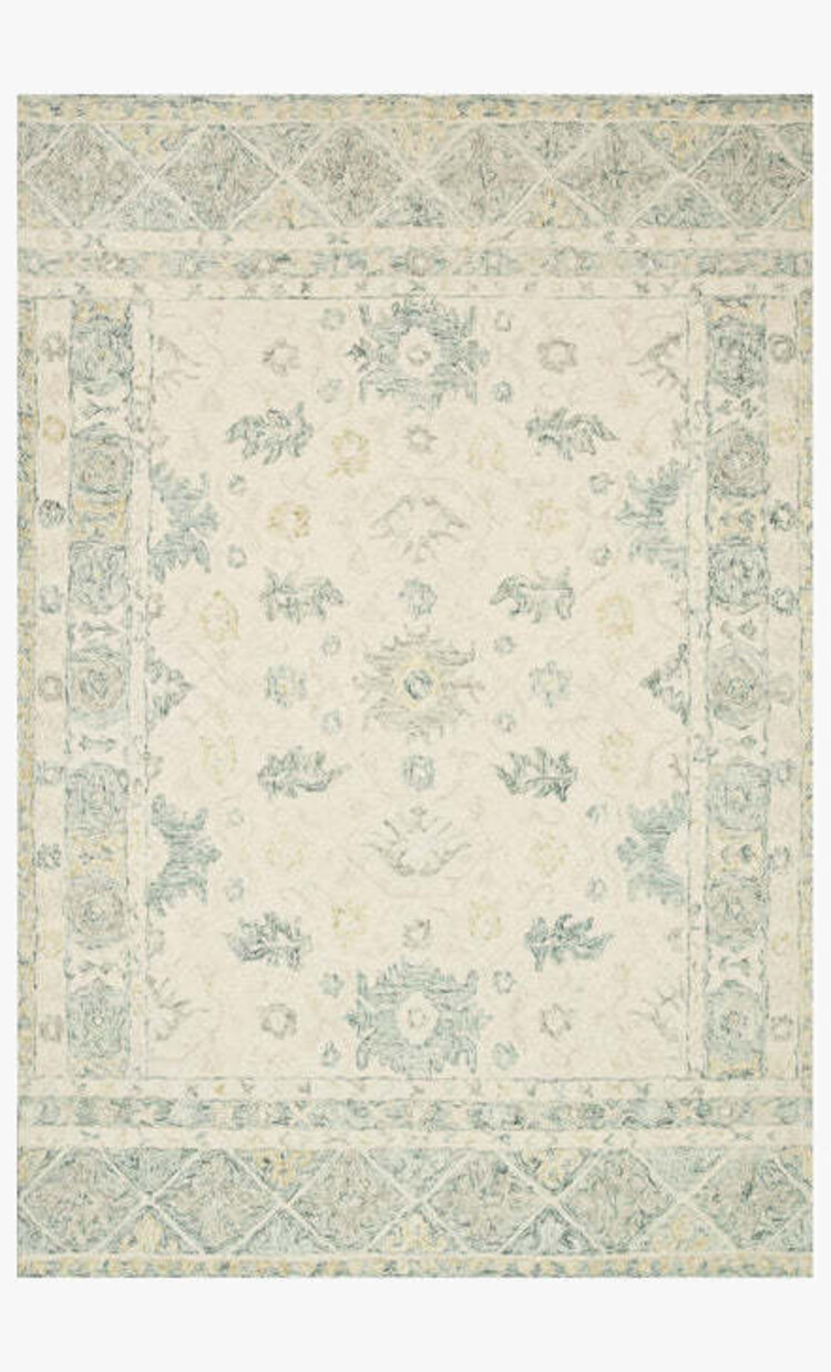 Norabel-NOR-01 Ivory/Slate, 3'6" x 5'6"