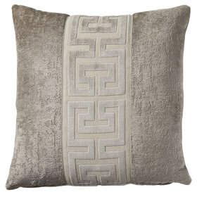 Hamlet Taupe Wide Key Tape Feather, 22" x 22"