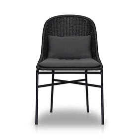 Four Hands Jericho Outdoor Dining Chair- Arashi Graphite