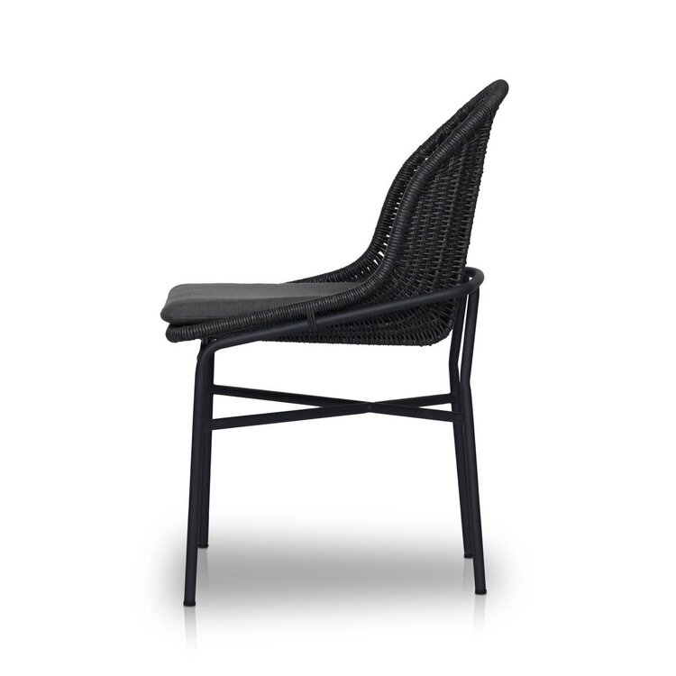 Four Hands Jericho Outdoor Dining Chair- Arashi Graphite