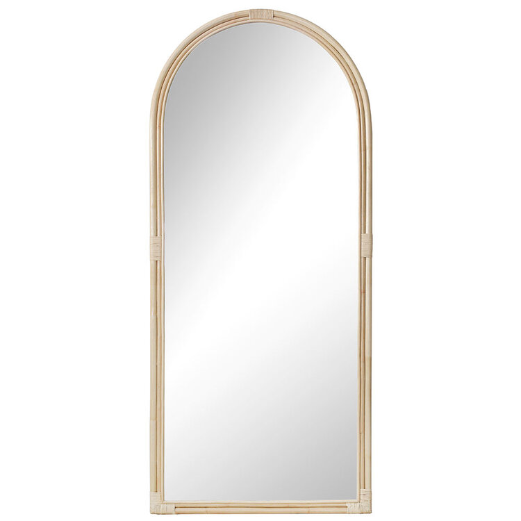 Jes & Gray Riley Rattan Mirror