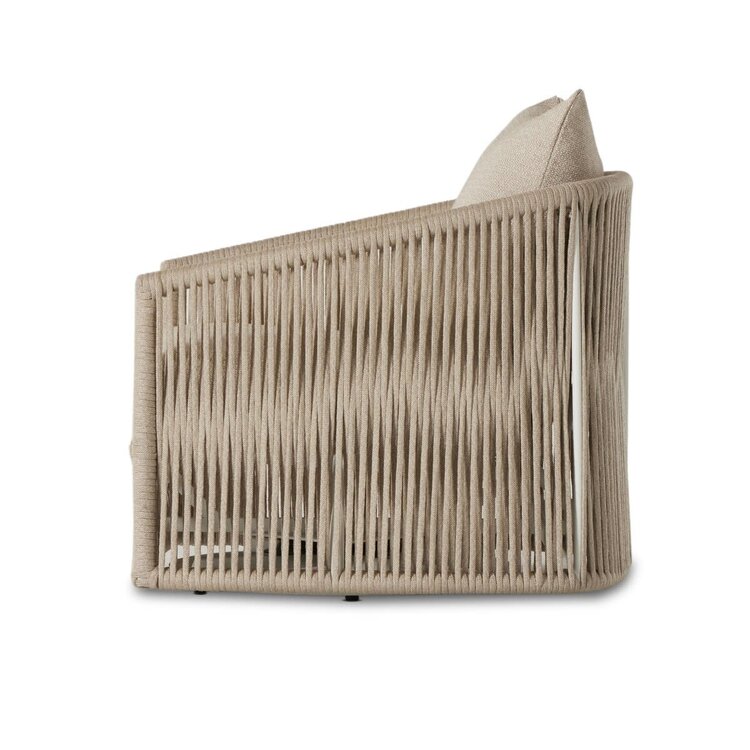 Four Hands Porto Outdoor Swivel Chair- Faye Sand