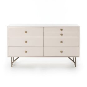 Four Hands Van 7 Drawer Dresser- Matte Alabaster