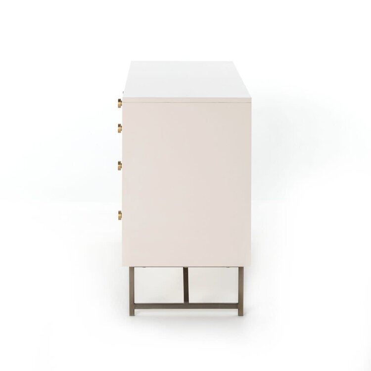 Four Hands Van 7 Drawer Dresser- Matte Alabaster