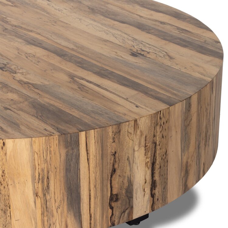 Four Hands Hudson Large Coffee Table-Spalted Primavera