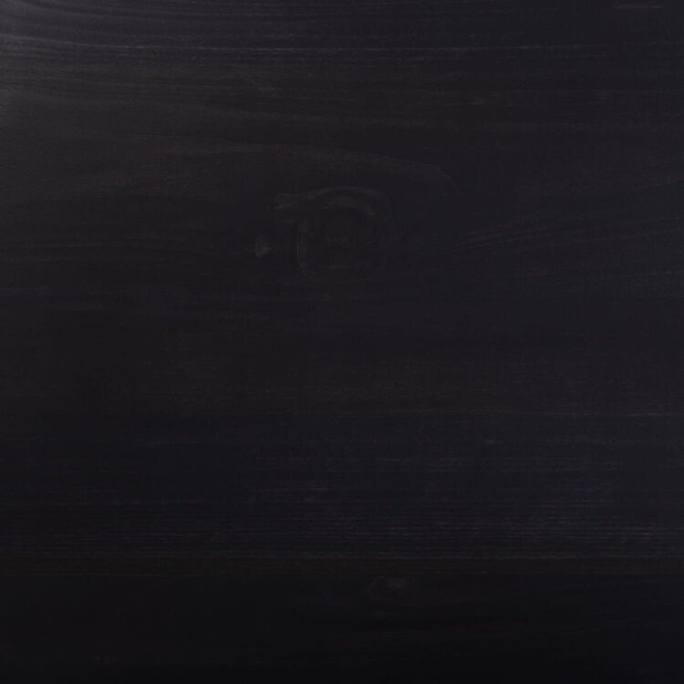 Four Hands Trey Bed, King Black Wash Poplar