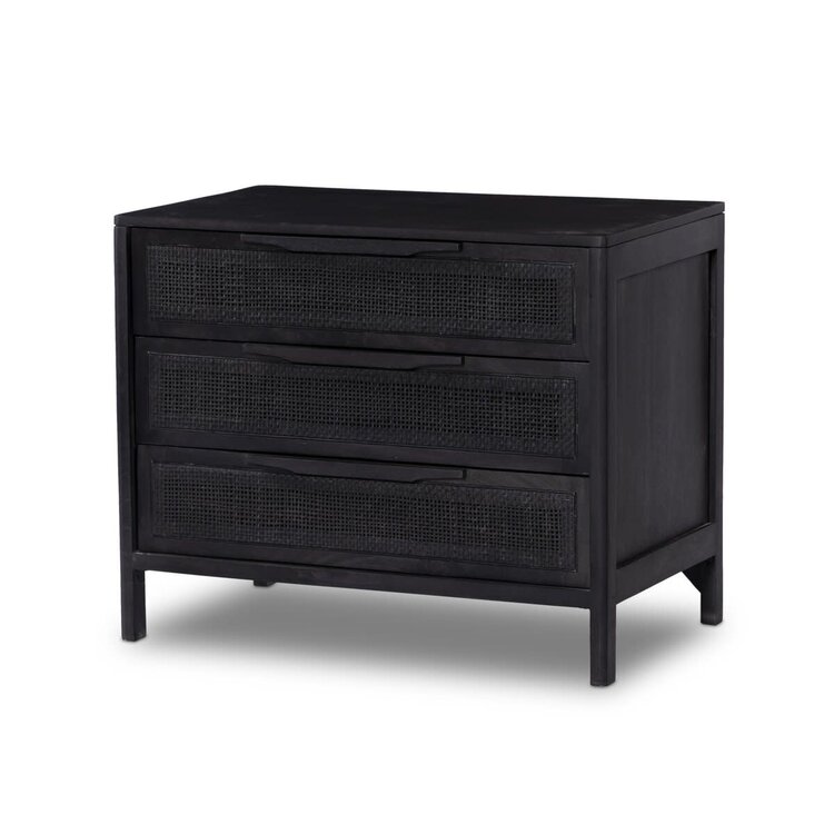 Four Hands Sydney Large Nightstand- Black Wash