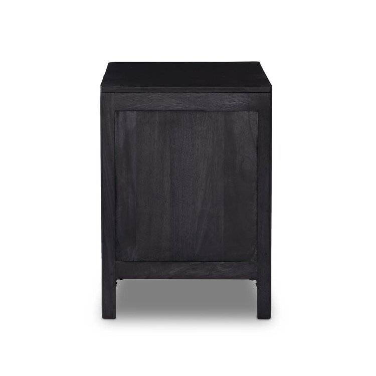 Four Hands Sydney Large Nightstand- Black Wash