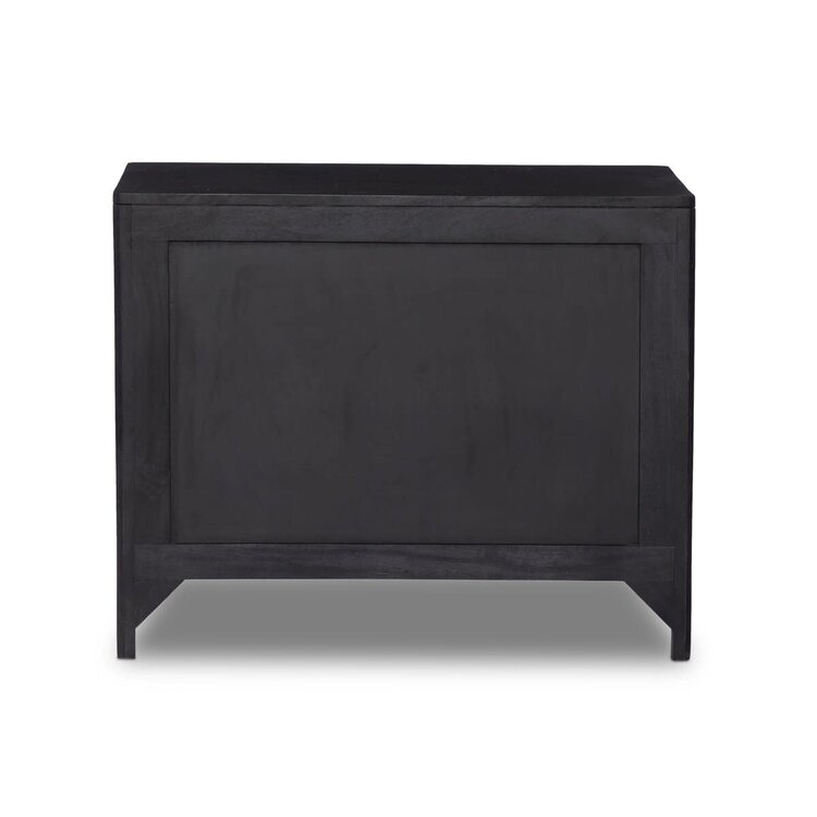 Four Hands Sydney Large Nightstand- Black Wash